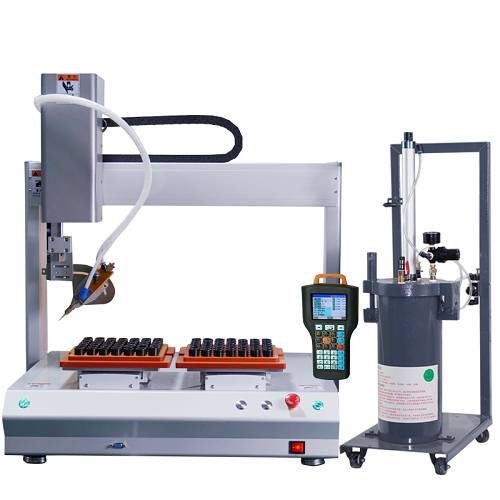 固科/Glueforce双平台自动旋转气动点胶机TZ-DJ5331R-快连